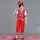 K23084红色:帽子+上衣+裤子