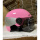 3C-亮面粉色-茶色短镜 茶色镜片非3C原装