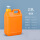 2.5L方桶-橙色【配透气盖】
