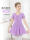 紫色雪纺裙摆短袖+90D袜