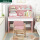 100CM长淡粉色单桌+实木椅