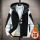 黑白6692(加绒)单件外套