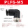 黑帽PLF6M5插6mm管螺纹M5