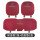 前后排坐垫（红色）3件套
