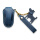 MODEL 3SY钥匙套+钥匙链+萌宠狗 海军蓝