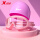 甜美粉+硅胶帽（升级连体耳塞防丢失）配泳镜盒