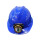 矿灯+PE蓝色安全帽