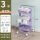 塑料轮3层香芋紫+2大3小筐+2挂盒