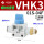 3通带排气VHK3-01S-04F 外螺纹快换接头