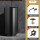 8278-E(黑色)圆柱盆+入墙双孔龙