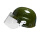 军绿色德式面罩防暴头盔