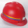 红色磨砂安全帽 高强度ABS