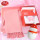 粉色围巾+红色暖手宝+礼盒