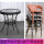 1桌4椅七十厘米圆桌桌留言颜色