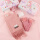 粉色围巾+手套礼盒礼袋
