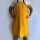 黄色围裙6090厘米整皮款