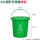 20L圆形手提桶绿色