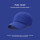 蓝色韩版棒球帽帽沿宽的棒