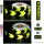 5cm宽荧光黄黑箭头-50米