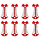 鱼骨钉大号红色8个(配弹簧)