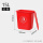 15L加厚垃圾桶(红色)无盖 含一卷垃圾袋