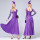 紫色 6167 360度裙摆