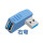 蓝色USB3.0公转母右弯头