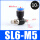 节流阀SL6-M5 10只装
