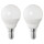 乳白色球形LED灯泡E14470流明27