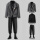 【3件】黑夹克+黑毛衣+254加.绒黑裤子