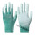 绿色条纹手套手掌涂胶24双