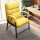 加厚加大黄色单椅（贈腰枕+储物袋）
