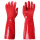 10双装红色植绒手套