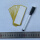 黄边白底10个(3*8厘米) 白板笔