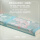 冰丝花卉粉绿，48*60cm枕巾 一c