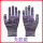 紫色尼龙条纹 无胶款12双装