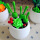 小兔（材料包）+塑料花盆+泡沫 +