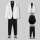【3件白西装+黑衬衫+黑裤子