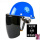 D63-安全帽(蓝色)+支架+黑色屏