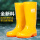 黄色男高筒[高38厘米]牛筋雨鞋