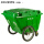 400L垃圾车(绿色)带盖