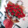 33朵红色康乃馨花束
