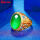蛋形绿色戒指