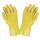 黄色浸塑手套（5双）