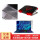 黑红色-5风扇吹+透明键盘膜+高清屏幕软膜2片