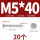M5*40 (20个)