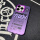 IMD彩银-紫色-SQ18915简约英文紫-手机壳