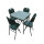 野战餐桌 88*88*75cm 1桌4椅