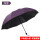 黑胶深紫色三人伞-直径130cm
