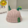 粉色(恐龙触角)毛线帽